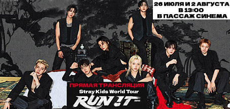 Прямая трансляция Stray Kids World Tour <RUN IT SEOUL>